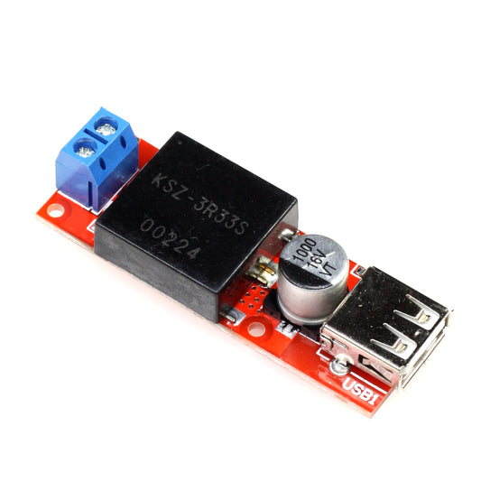 5V 3A DC/DC-Converter with USB, Step-Down Module, 7-24V Input, KIS3R33S