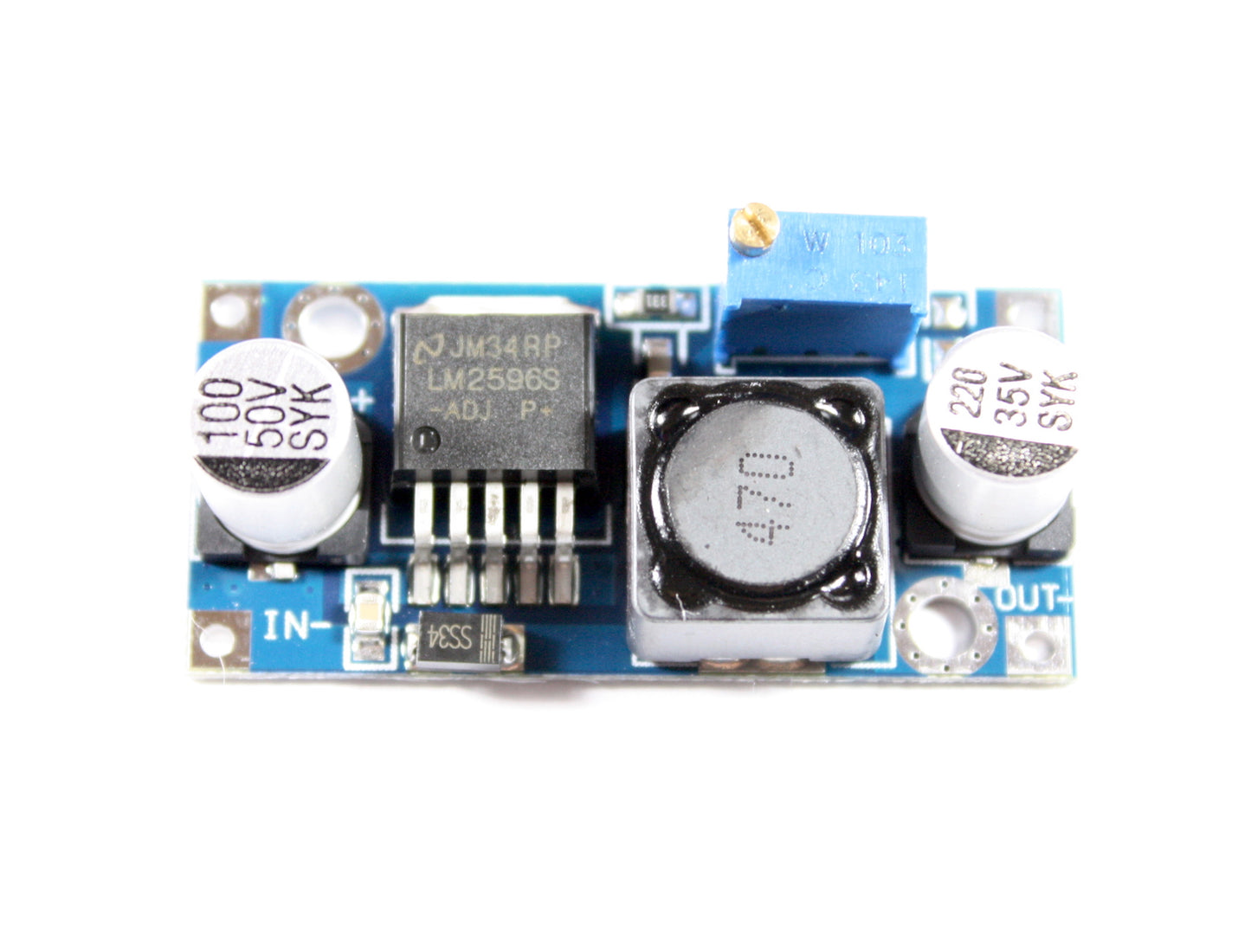 LM2596 DC/DC-Converter, Step-Down Module, 3-40V to 1.5-35V