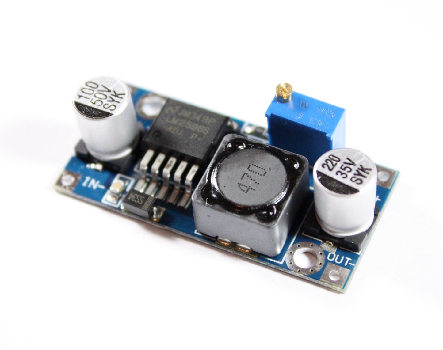 LM2596 DC/DC-Converter, Step-Down Module, 3-40V to 1.5-35V