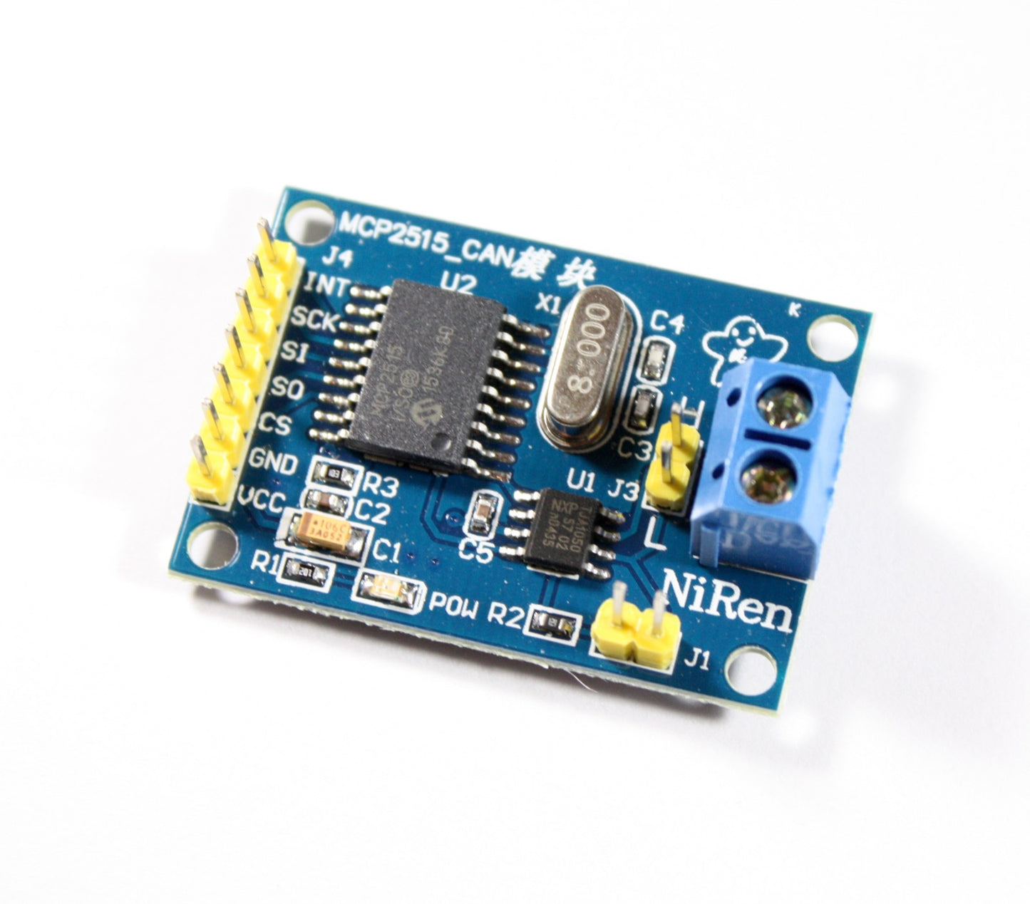 CAN Bus Module, MCP2515, TJA1050, SPI