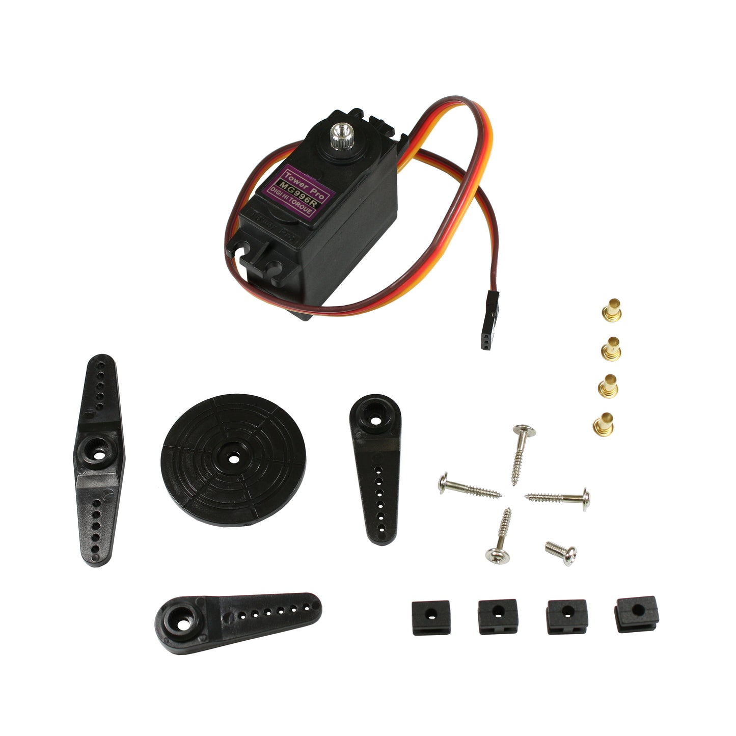 TowerPro 360˚ MG996R Metal Gear Servo, Continuous Rotation for Robots