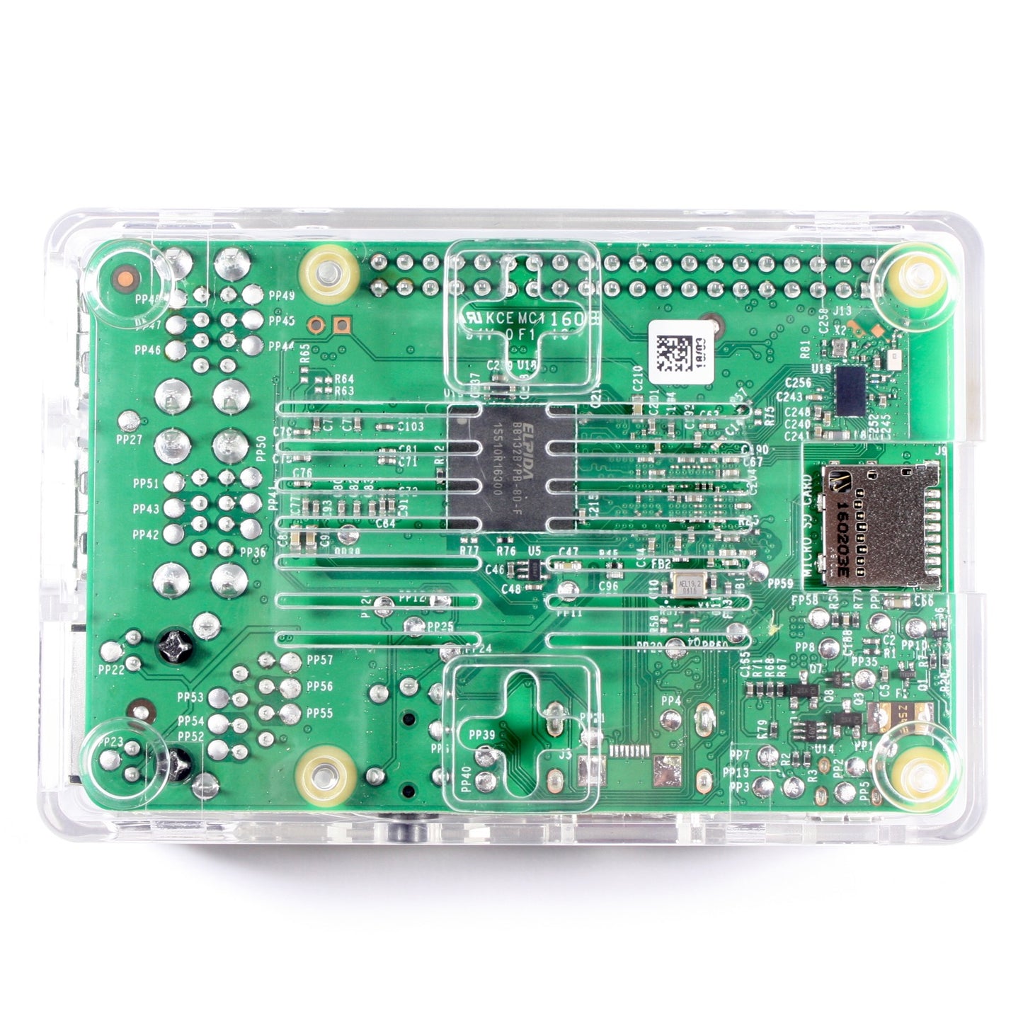 Case for Raspberry Pi B+ / Pi 2 / Pi 3, Clear