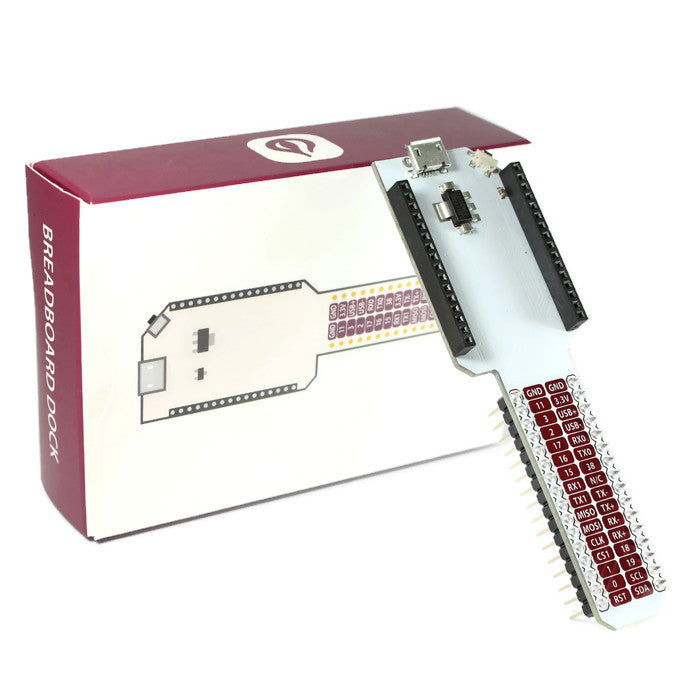 Breadboard Dock for Omega2 and Omega2 Plus