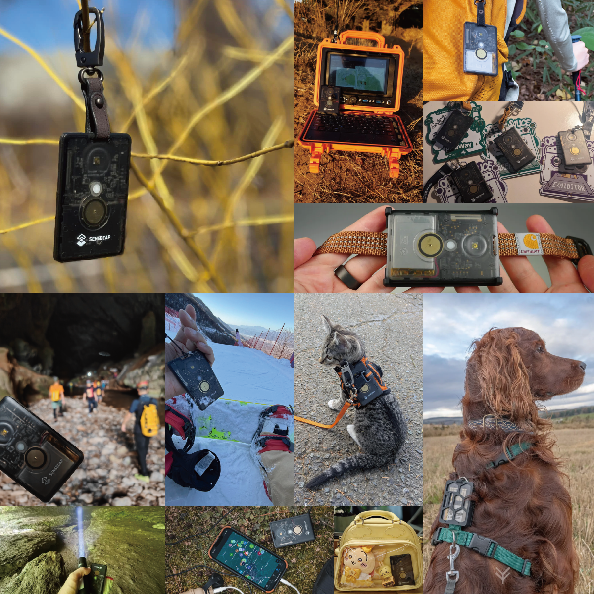 Meshtastic-Gerät – SenseCAP Card Tracker T1000-E