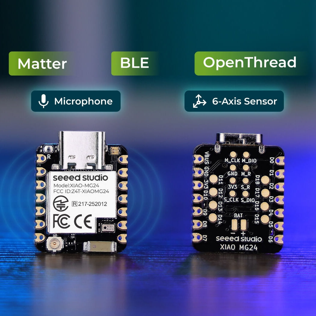 Gsp Module Seeed Studio XIAO MG24 Sense - IMU, Matter/Thread, BLE | Paradisetronic ...