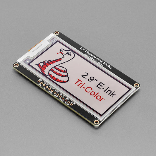 Adafruit 2,9" Rot/Schwarz/Weiß eInk Display Breakout – THINK INK – UC8151D Chipset, 1028