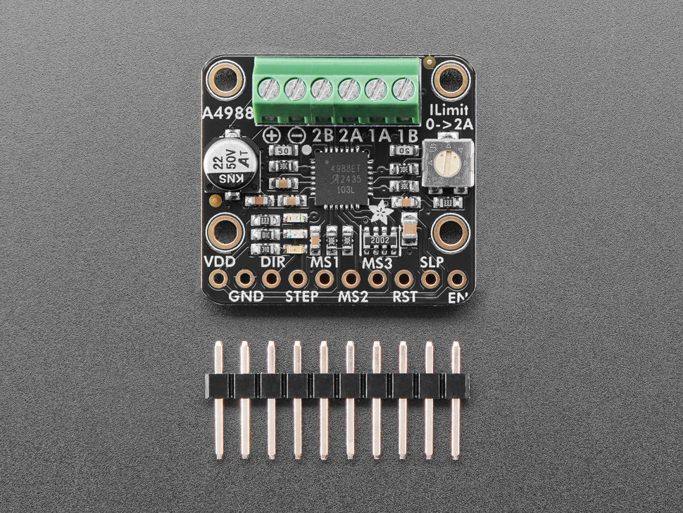 Adafruit A4988 Stepper Motor Driver Breakout Board, 6109