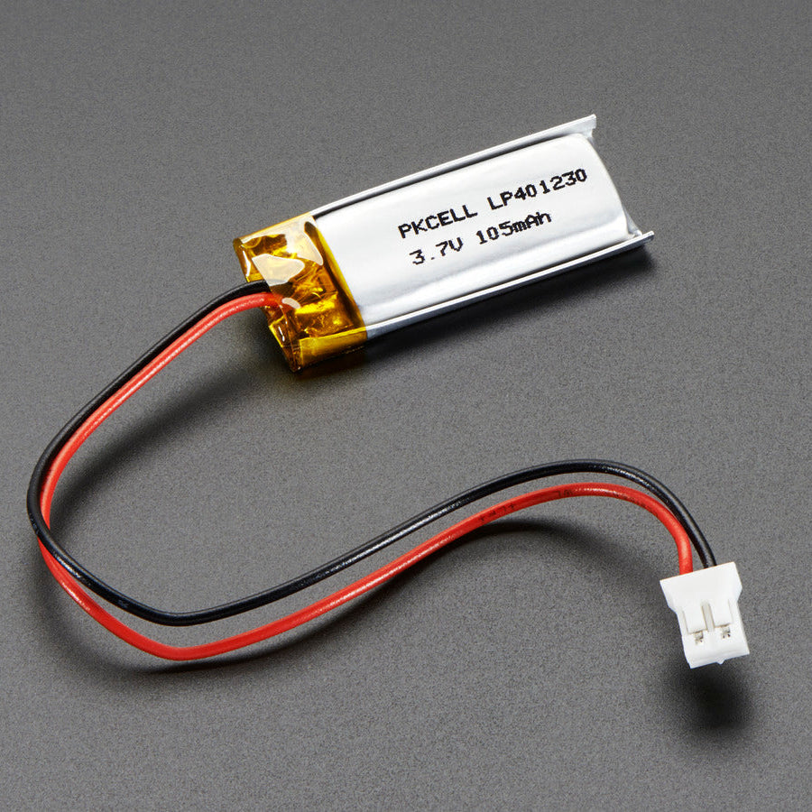 Lithium‑Ionen‑Polymer‑Akku – 3,7 V, 100 mAh, 1570