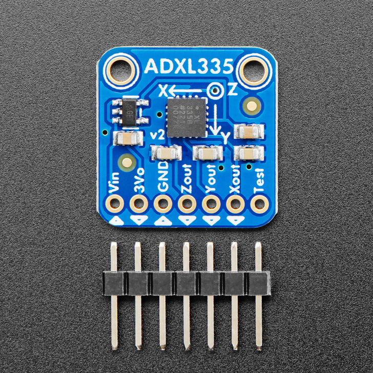 Adafruit ADXL335 - 5V ready triple-axis accelerometer (+-3g analog out ...