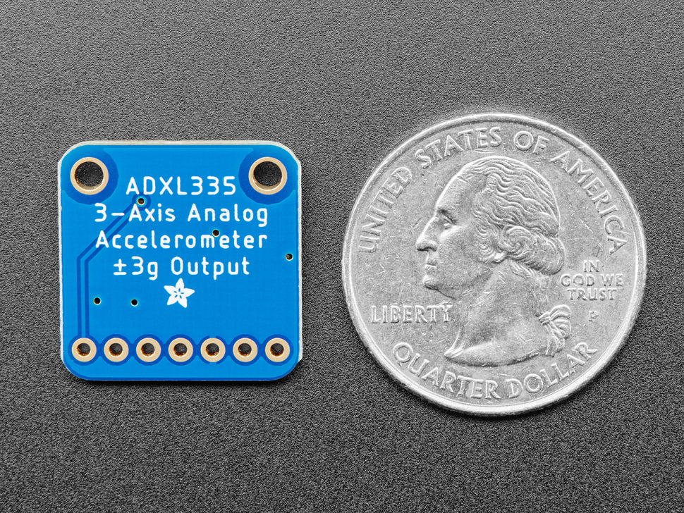 Adafruit ADXL335 - 5V ready triple-axis accelerometer (+-3g analog out), 163