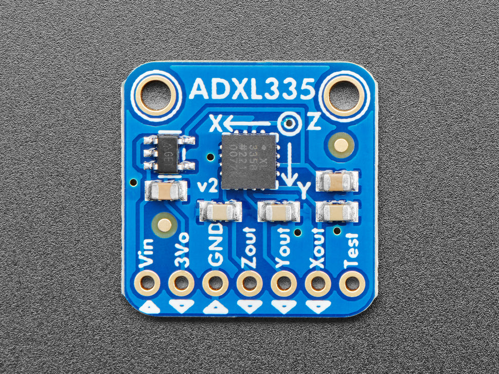 Adafruit ADXL335 - 5V ready triple-axis accelerometer (+-3g analog out ...
