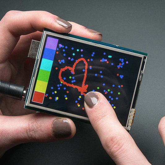 2,8" TFT Touch Shield für Arduino mit resistivem Touchscreen v2 – STEMMA QT / Qwiic, 1651