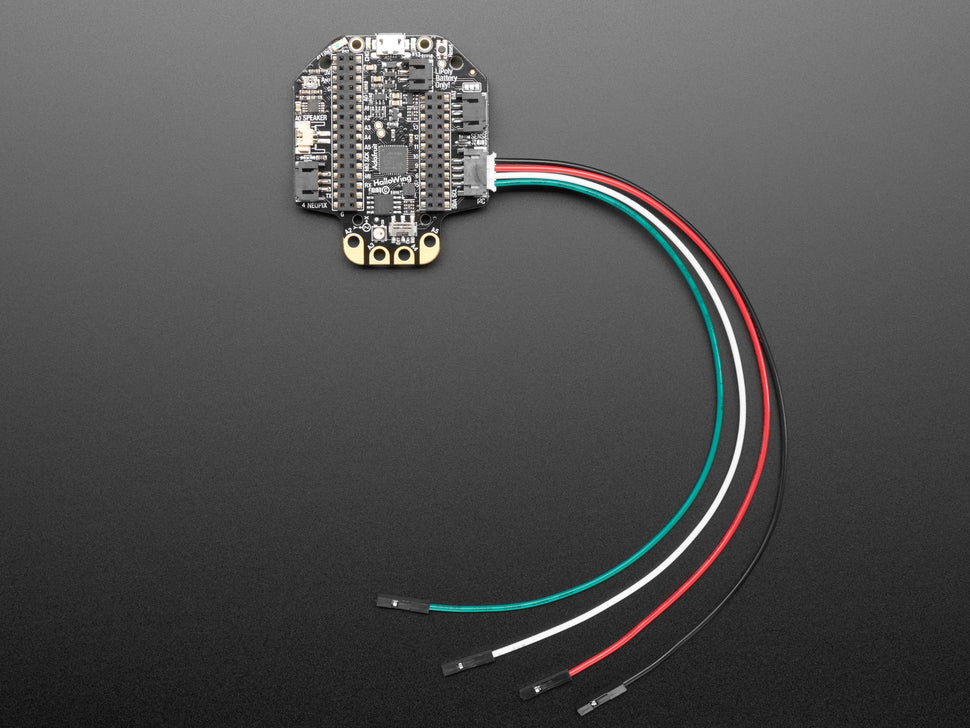 Adafruit JST PH 2mm 4-Pin to Female Socket Cable, I2C STEMMA Cable, 200mm, 3950