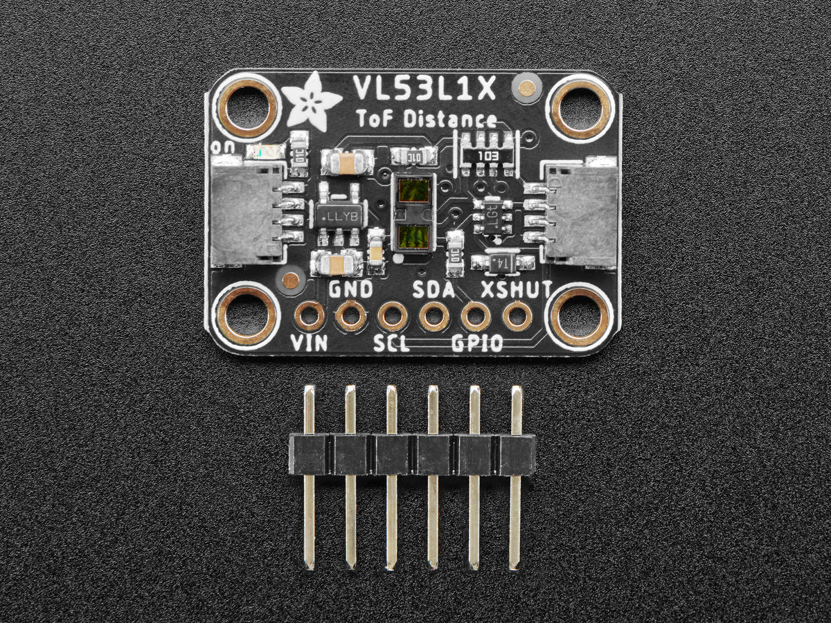 Adafruit VL53L1X Time-of-Flight-Abstandssensor – ca. 30 bis 4000 mm – STEMMA QT / Qwiic, 3967