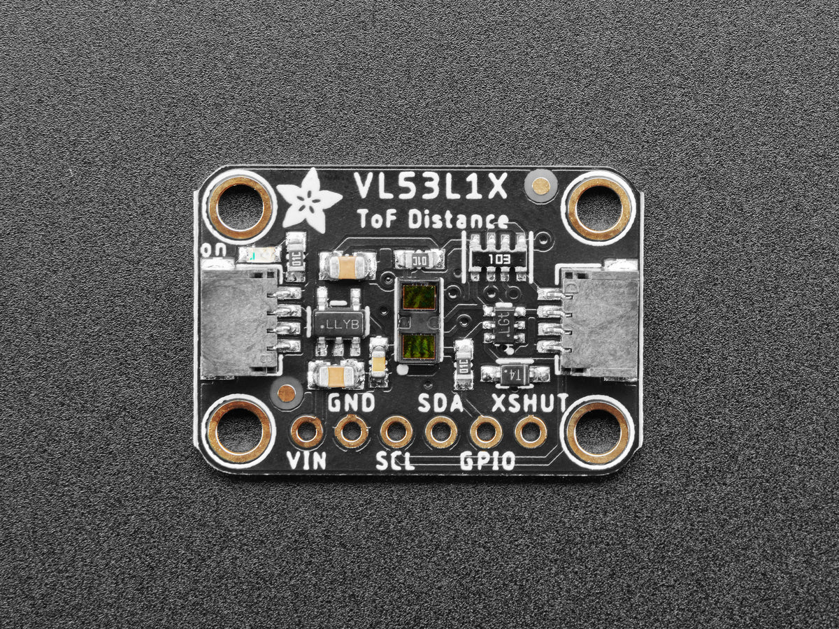 Adafruit VL53L1X Time-of-Flight-Abstandssensor – ca. 30 bis 4000 mm – STEMMA QT / Qwiic, 3967