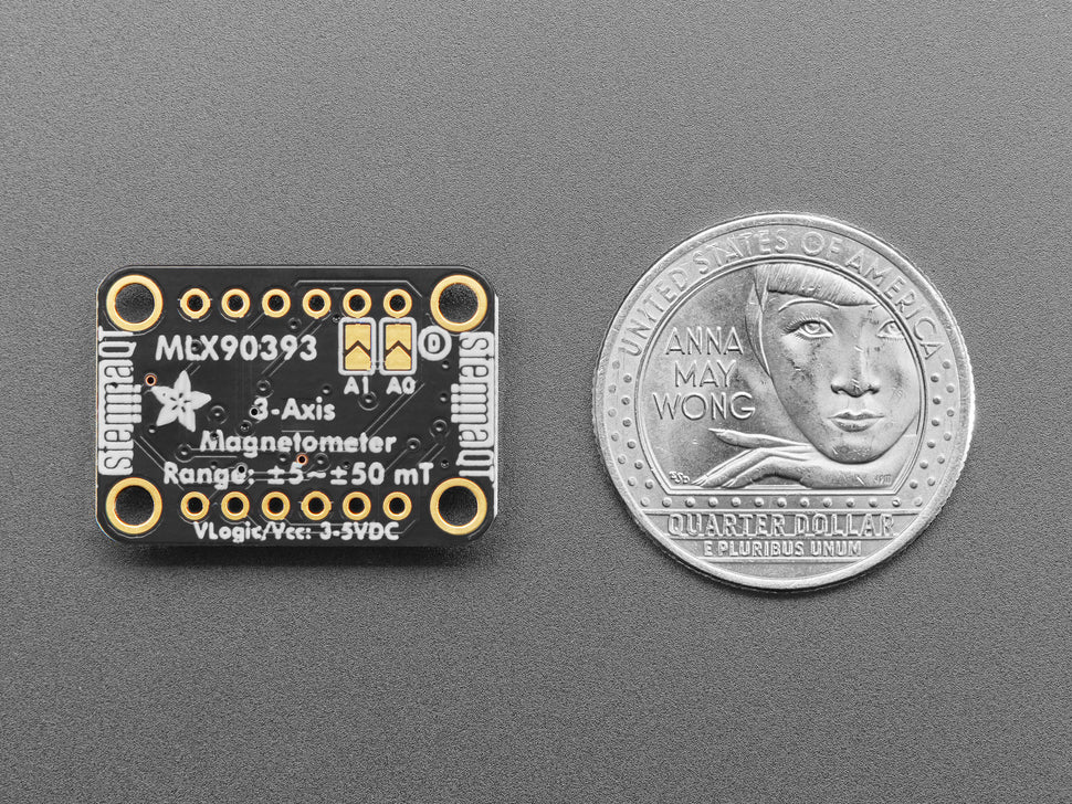 Adafruit Wide-Range Triple-axis Magnetometer, MLX90393