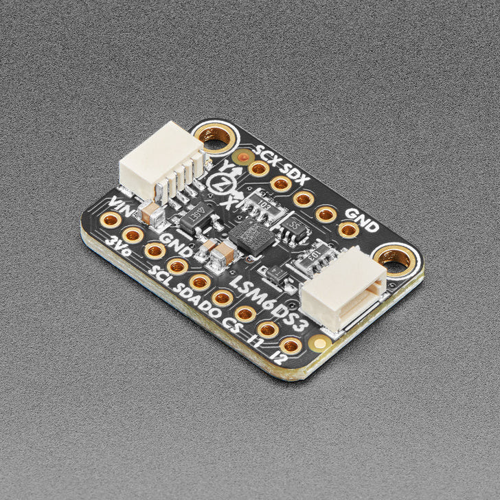 Adafruit LSM6DS3TR-C 6-DoF Accel + Gyro IMU, STEMMA QT / Qwiic, 4503