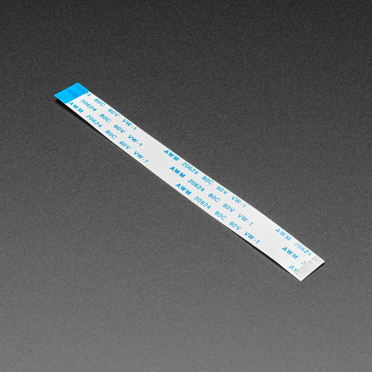 Adafruit EYESPI Cable, 18 Pin 100mm long Flex PCB (FPC) A-B type, 5239