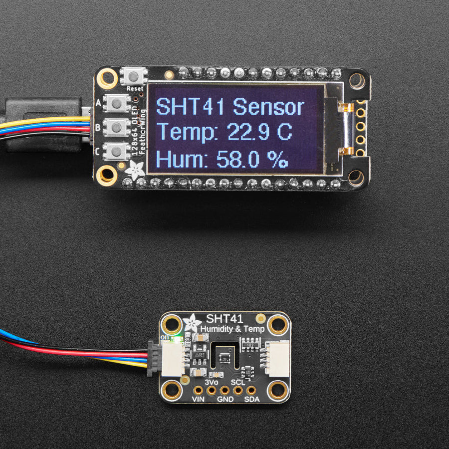 Adafruit Sensirion SHT41 Temperatur- und Luftfeuchtigkeitssensor – STEMMA QT / Qwiic, 5776