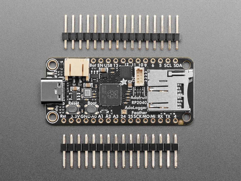 Adafruit Feather RP2040 Adalogger, 8MB Flash with microSD Card, STEMMA QT / Qwiic, 5980