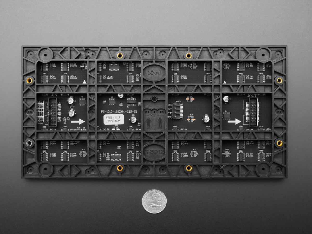 128×64 RGB-LED-Matrix-Panel – 2 mm Pixelabstand, 6484