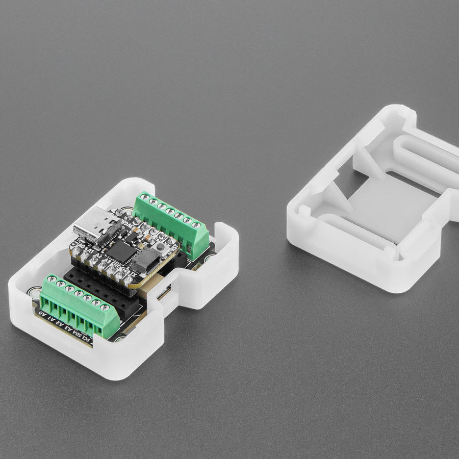 Gern: Aufsteckgehäuse für das Adafruit Terminal Block BFF Add-On, 6505