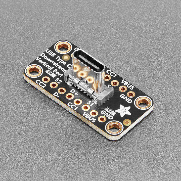 Adafruit USB Type C Vertical Breakout, Downstream Connection, 5993