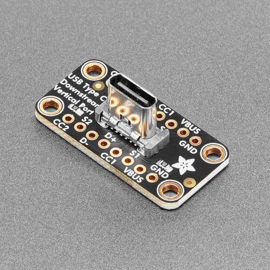 Adafruit USB Type C Vertical Breakout, Downstream Connection, 5993