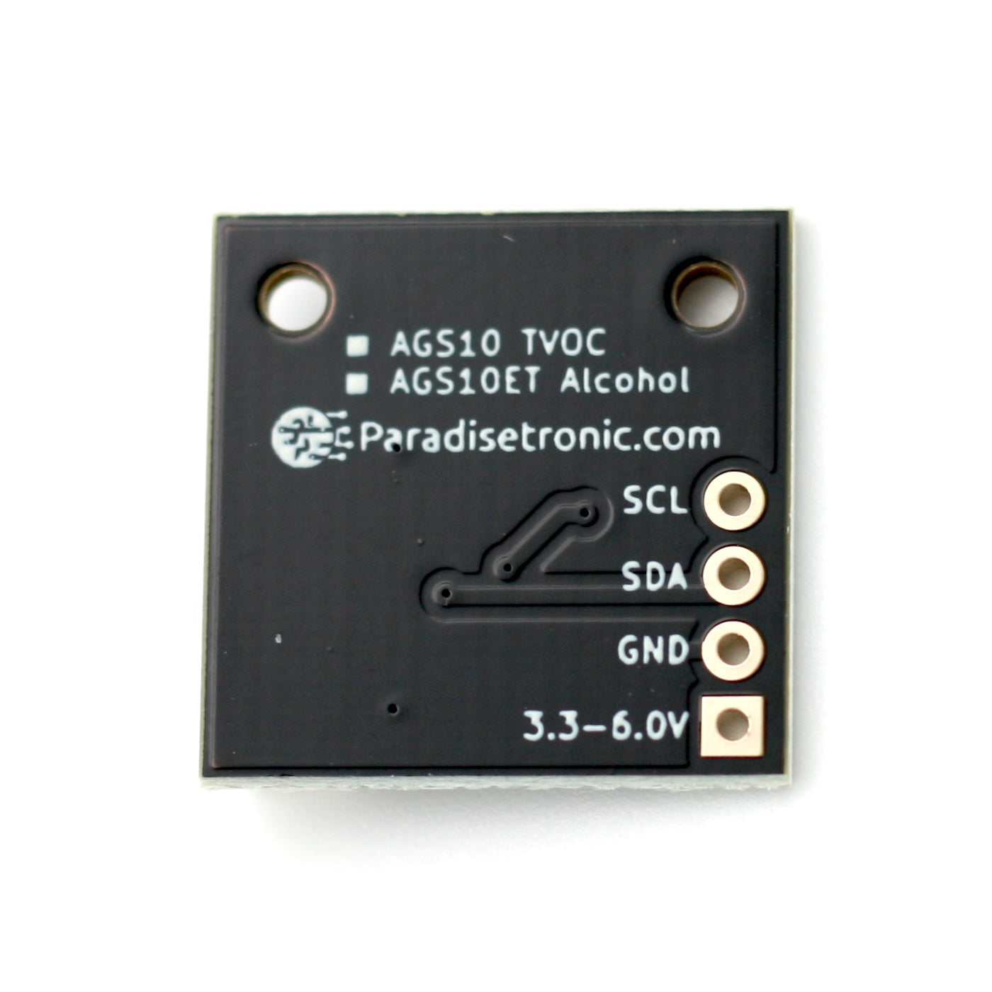 AGS10 TVOC Air Quality Sensor Breakout Board, Calibrated I²C Gas Sensor, 3.3V & 5V, Qwiic/STEMMA QT compatible