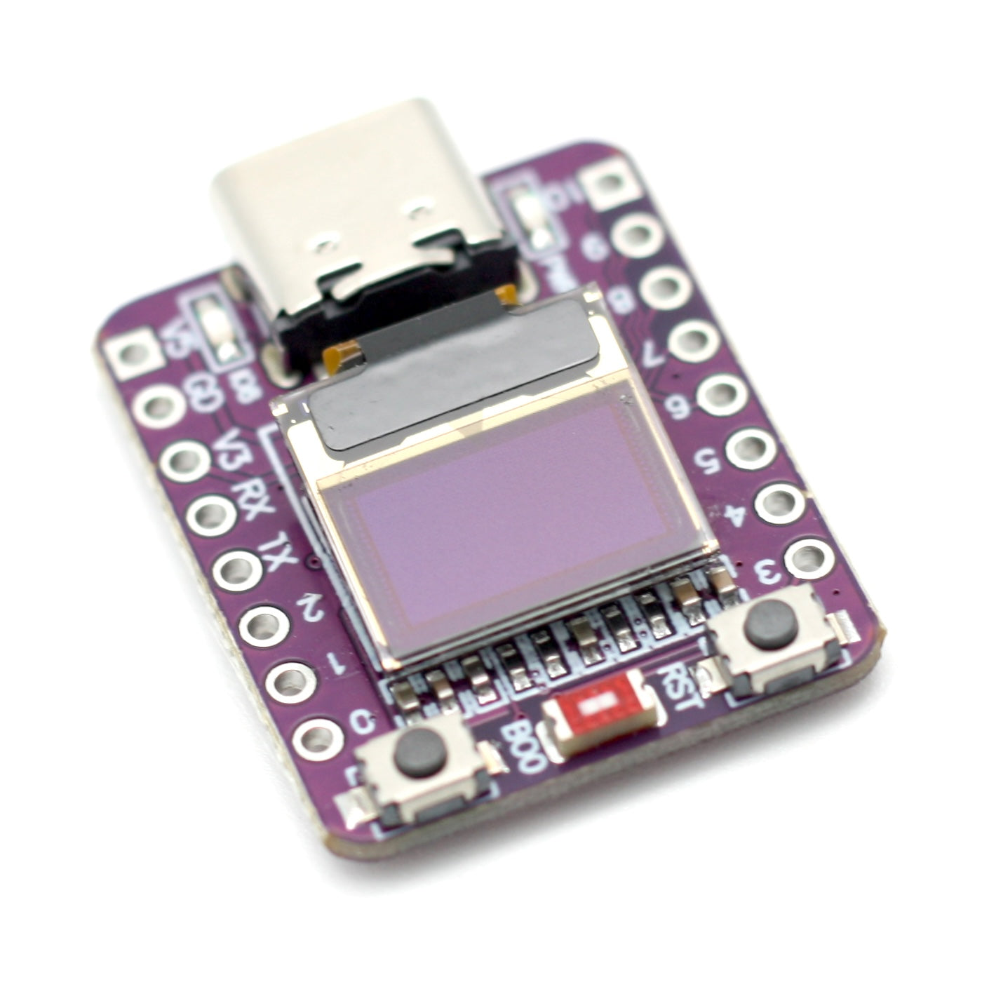 ESP32-C3 Development Board with 0.42″ OLED Display, WiFi, Bluetooth LE, USB-C