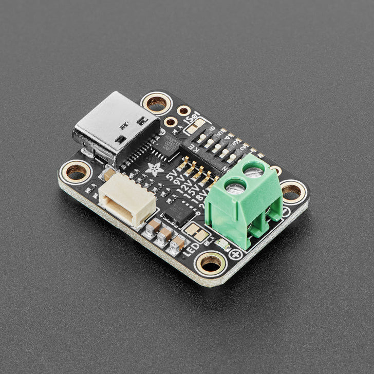 Adafruit USB Type C Power Delivery Dummy, I2C or Switchable, HUSB238, STEMMA QT / Qwiic, 5991