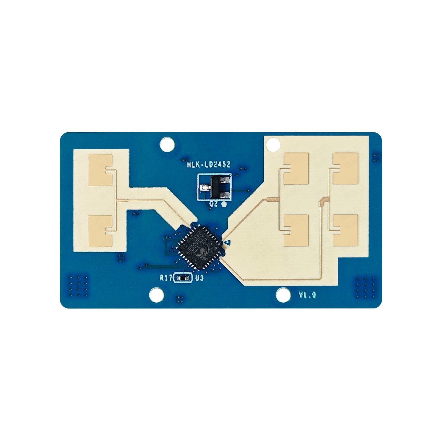 LD2452 24GHz Radar Sensor for Human Presence & Position Detection | Multi-Target Tracking up to 3 People | 6m Range | FMCW mmWave Radar | UART | 3.3V / 5V