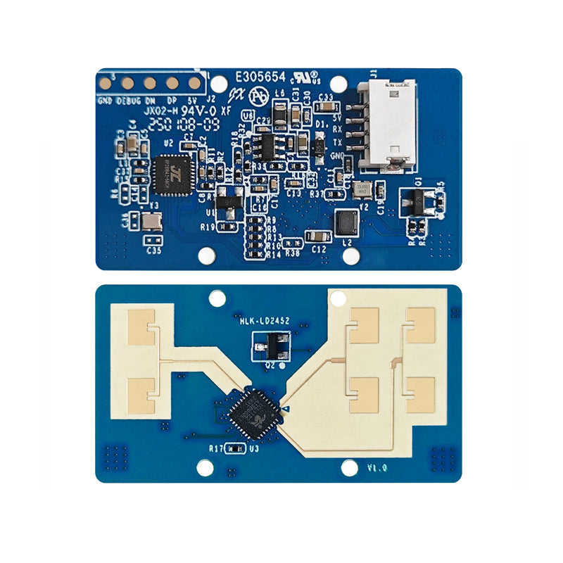 LD2452 24GHz Radar Sensor for Human Presence & Position Detection | Multi-Target Tracking up to 3 People | 6m Range | FMCW mmWave Radar | UART | 3.3V / 5V