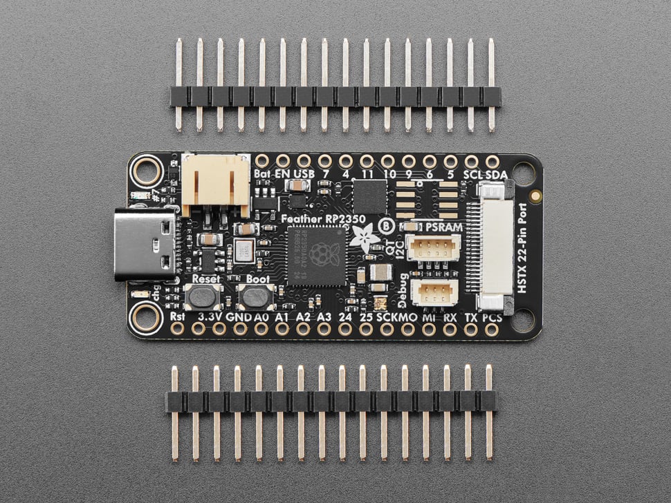 Adafruit Feather RP2350 with HSTX Port, 6000