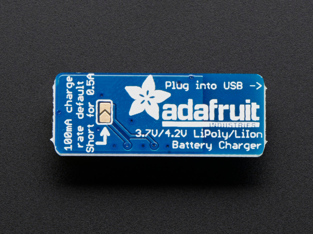 Adafruit Micro Lipo, USB LiIon/LiPoly charger, v1