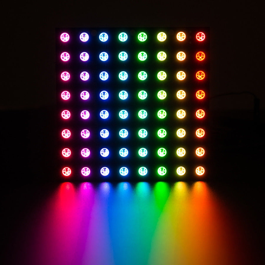 Adafruit NeoPixel NeoMatrix 8x8, 64 RGB LED Pixel Matrix