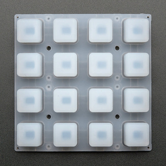 Adafruit Silicone Elastomer 4x4 Button Keypad for 3mm LEDs