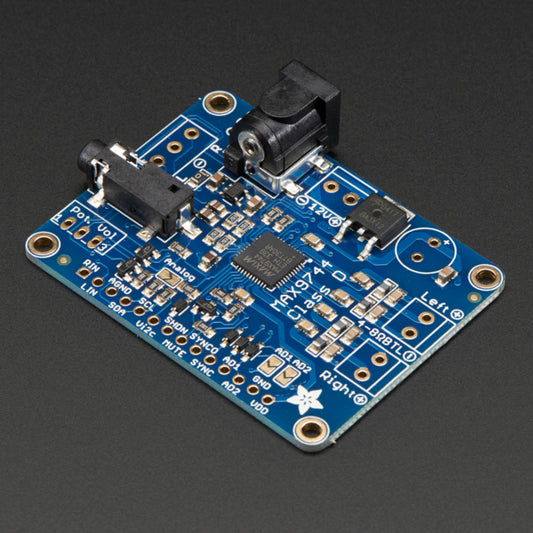 Adafruit Stereo 20W Class D Audio Amplifier, MAX9744