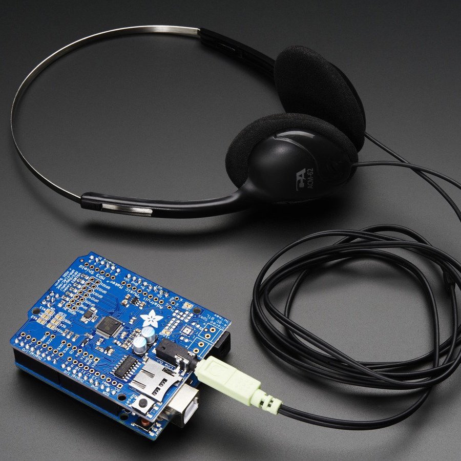 Adafruit Music Maker MP3 Shield for Arduino, MP3, OGG, WAV