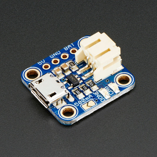 Adafruit Micro Lipo, MicroUSB Jack LiIon/LiPoly charger, v1