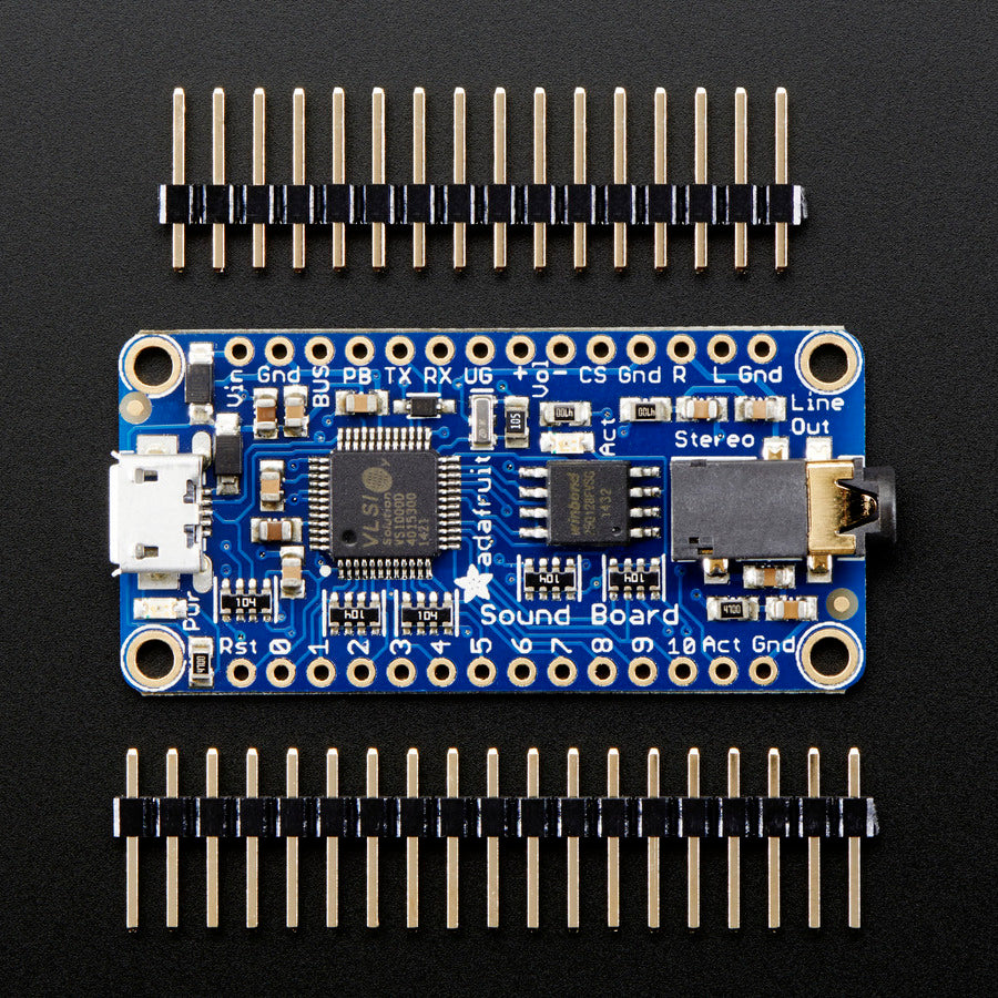 Adafruit Audio FX Sound Board, WAV/OGG Trigger with 16MB Flash