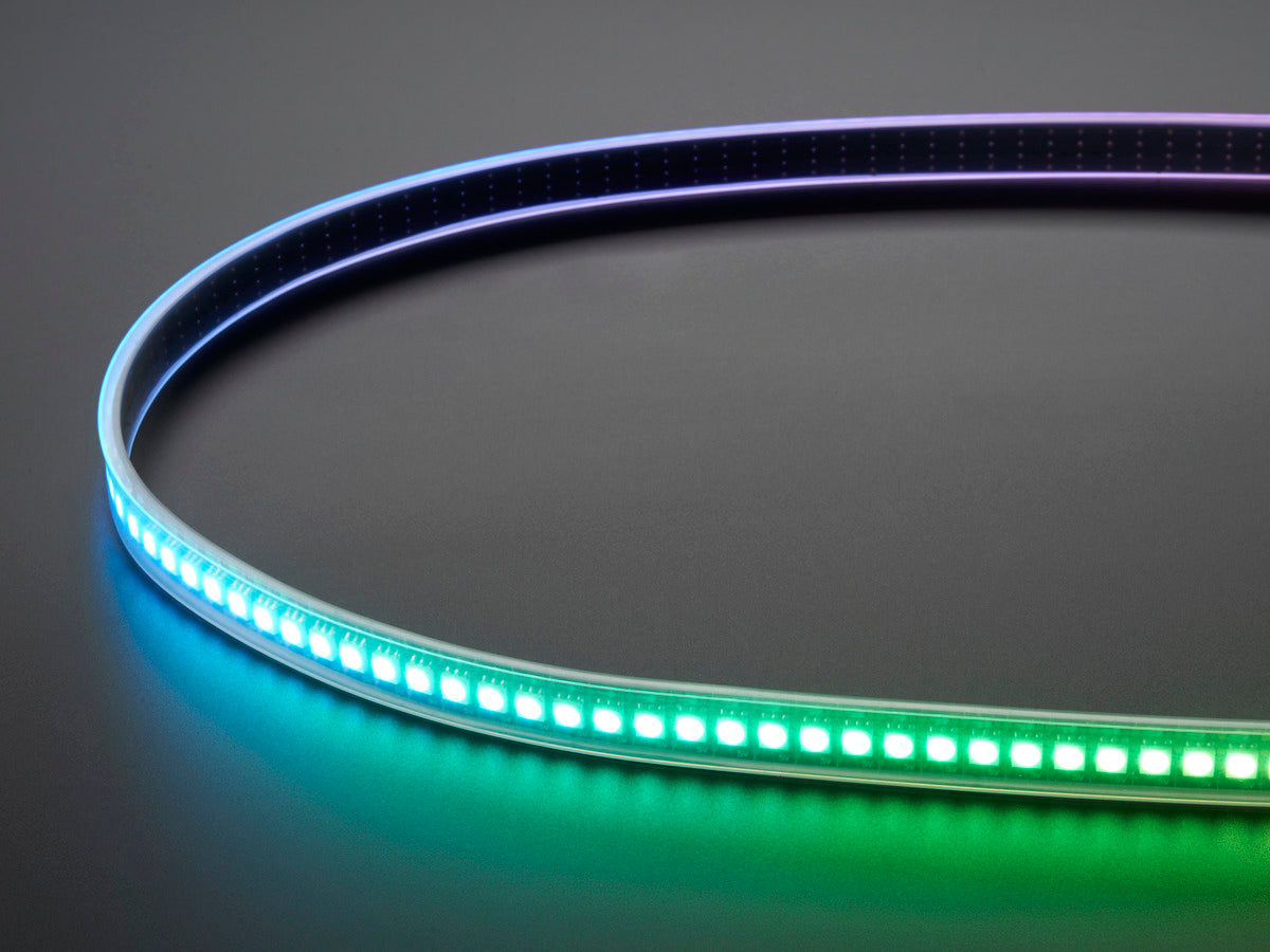 Adafruit DotStar Digital LED Strip, 144 LED/m, 0.5 Meter, Black