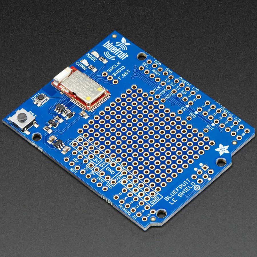 Arduino Blue Shield Adafruit Bluefruit LE Shield, Bluetooth LE for Arduino | Paradisetronic.com