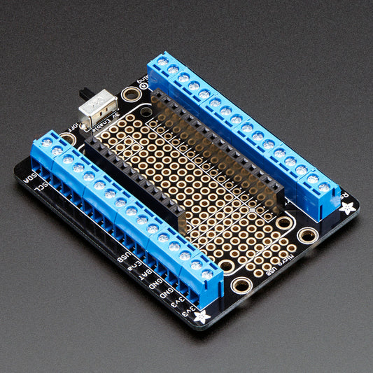 Assembled Terminal Block Breakout FeatherWing for all Feathers