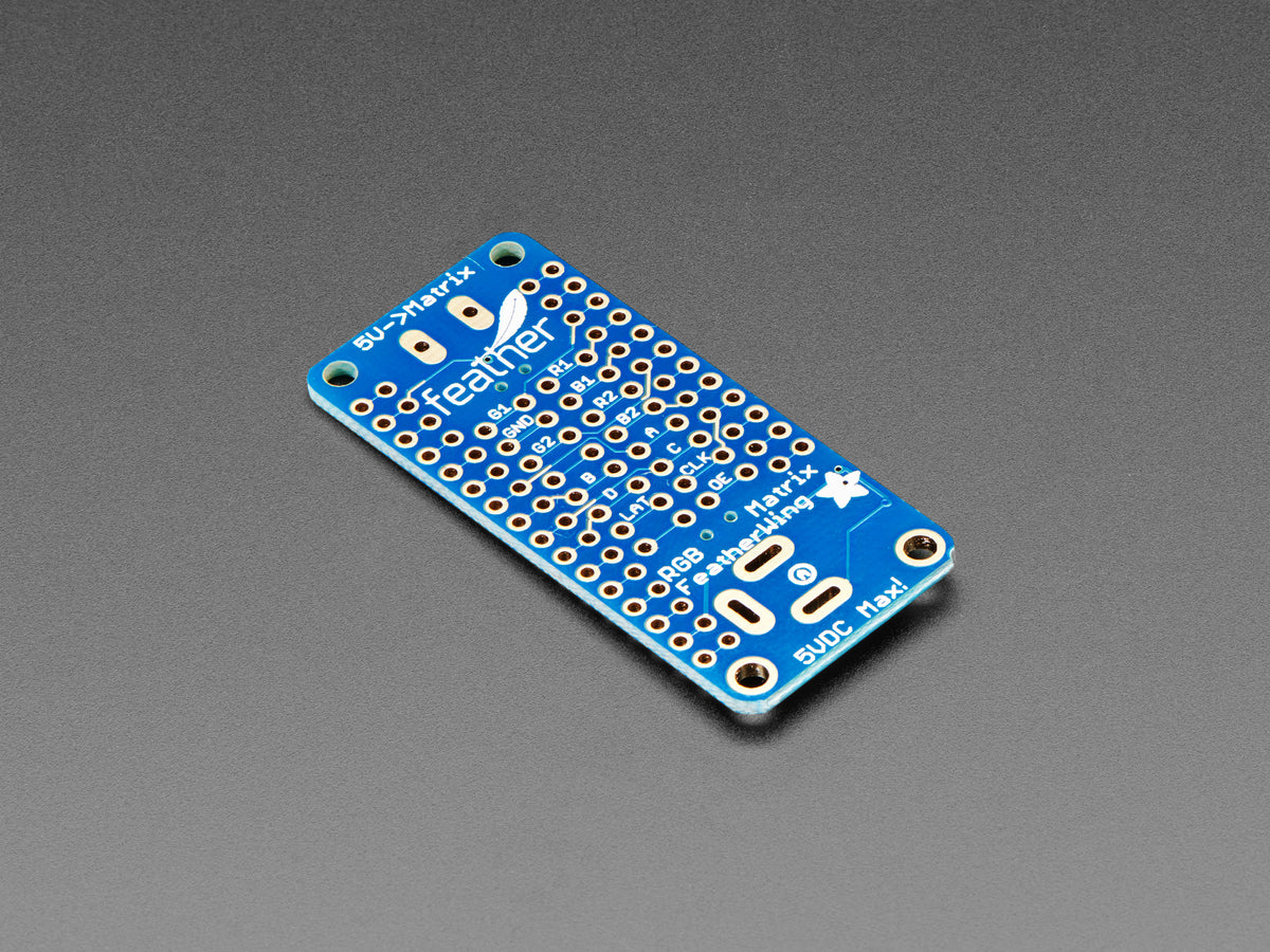 Adafruit RGB Matrix FeatherWing Kit for M0 and M4 Feathers