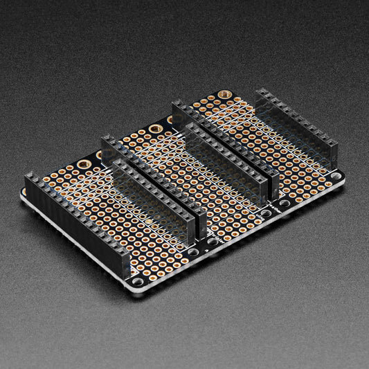 Adafruit FeatherWing Tripler Mini Kit, Prototyping Add-on For Feathers