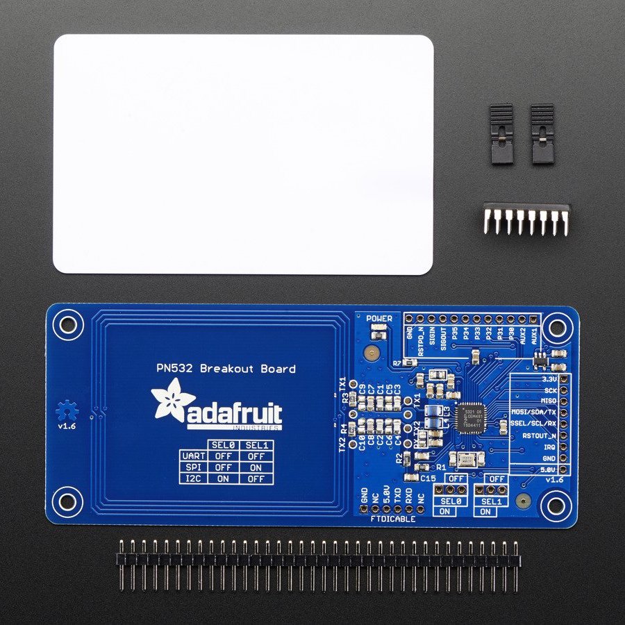 Adafruit PN532 NFC/RFID controller breakout board, v1.6
