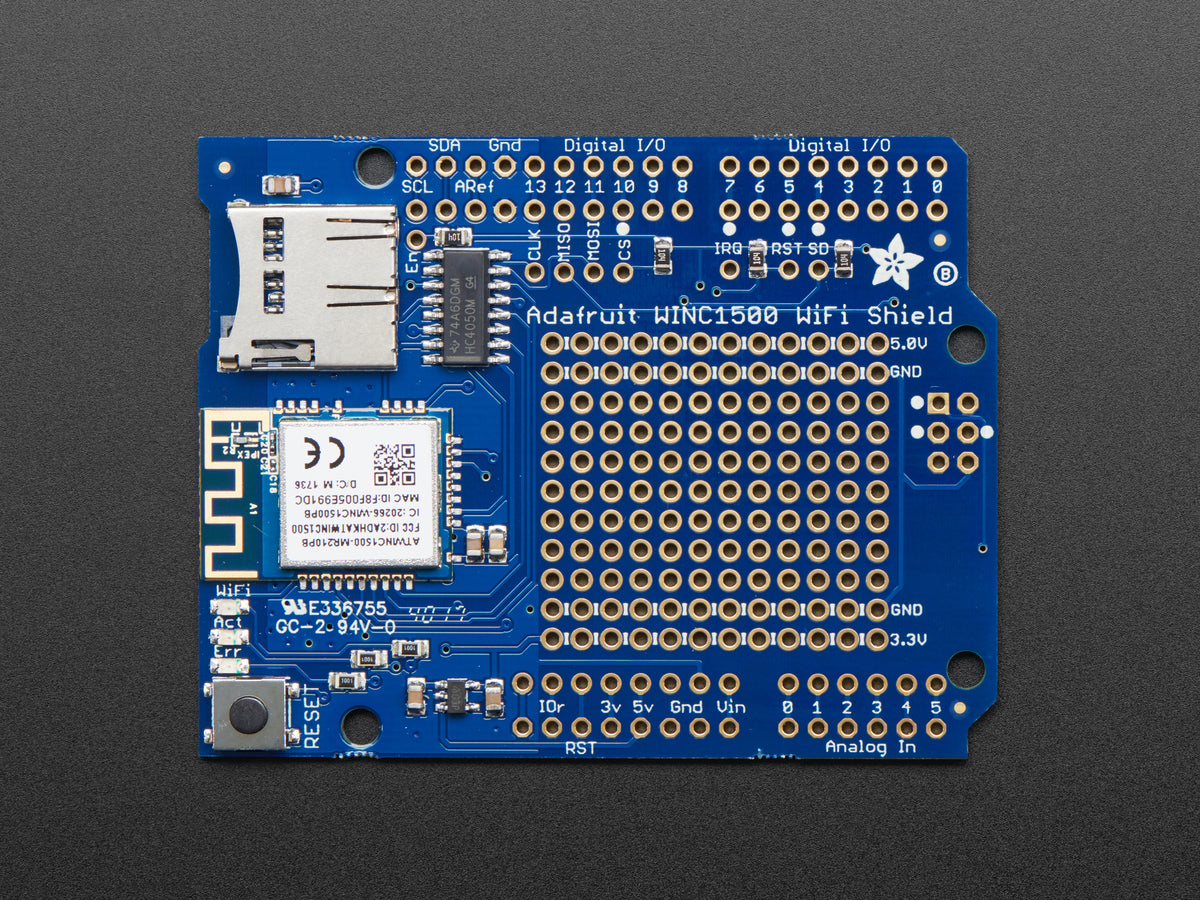 Adafruit WINC1500 WiFi Shield with PCB Antenna