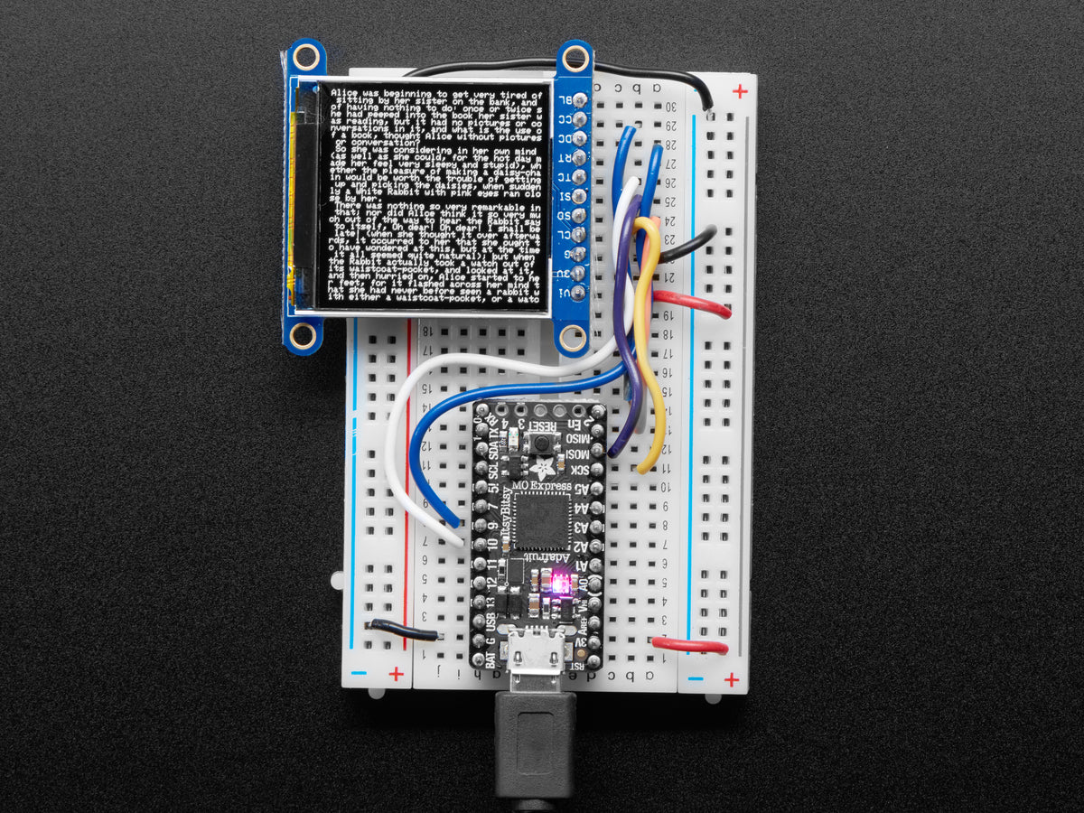 Adafruit 1.54" 240x240 Wide Angle TFT LCD Display with MicroSD, ST7789