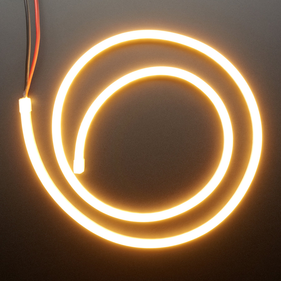 Adafruit Flexible Silicone Neon-Like LED Strip, 1 Meter, Warm White